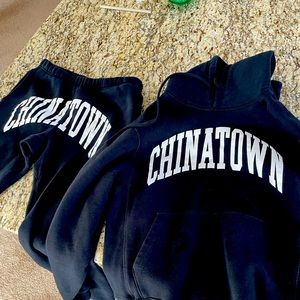 Chinatown market sweat suit!